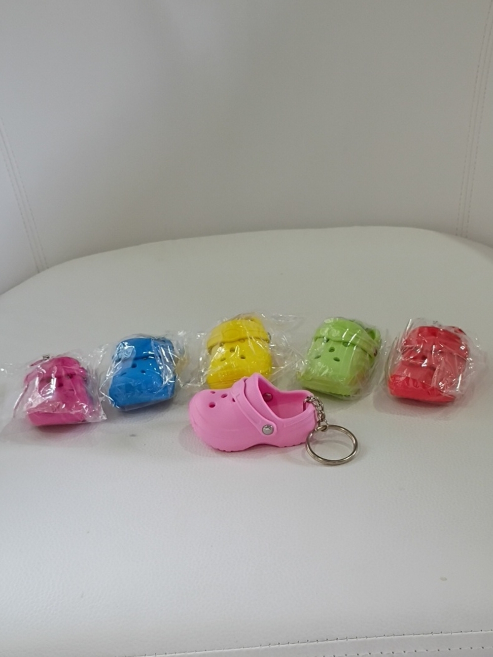 Mini Clog Keychain/Bag Charm Pink, Green, Blue, Hot Pink, Yellow *Pick One*